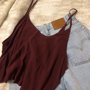 Maroon Brandy Melville tank